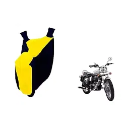 Auto Pearl Bike Cover with Mirror Pocket, Buckle Belt, Carry Bag for Royal Enfield Electra Twinspark-image-54