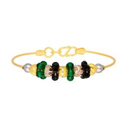 Malabar Gold and Diamonds 22k Three Tone Gold Eternity Bangle for Kids-picture-6