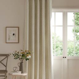 DDecor Ethnic Beige Polyester 7 ft Door Curtain-43