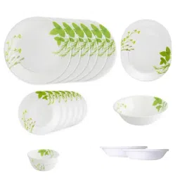 Corelle European Herbs White ?Glass 21Pcs Dinner Set-picture-45