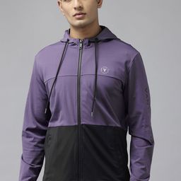 Van Heusen Flex Hooded Colourblocked Sweatshirt-image-19