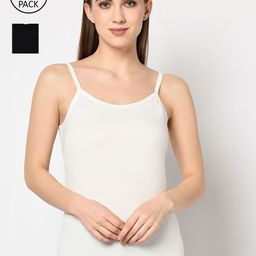 Espresso Women Pack Of 2 Solid Camisoles-image-29