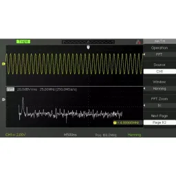 RS PRO RSDS1072CML+ Bench Oscilloscope 70 MHz 2 Analogue Channels With RS Calibration, 1236615 image 3