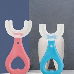 upkaranwale Kids U Shaped Silicone Toothbrush-20