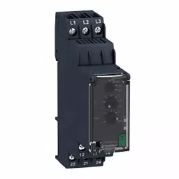 Schneider Electric Harmony Control Series 3 Phase DPDT 22.9x79.5x90 mm DIN Rail Mount Phase Monitoring Relay, RM22TA31-5