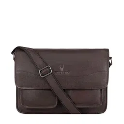 WildHorn Men Brown Messenger Bag-picture-34