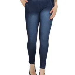 Westwood Blue Relaxed Fit Jeggings-image-114