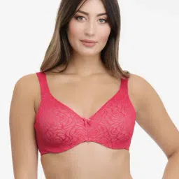 Ultimo Red Under Wired Non Padded Full Coverage Bra-picture-15