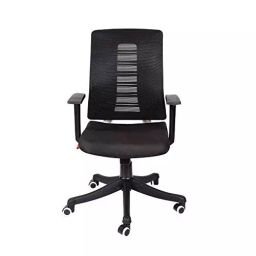 Rose Posh Mesh Mid Back Chair Black-image-17