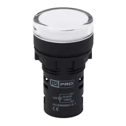 RS PRO LED Pilot Light Panel Mount White 22 mm Cutout IP65 Round 12 V AC/DC, 7918579-image-35