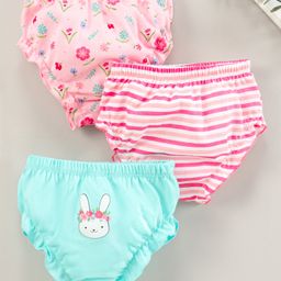 Babyhug Bloomers Pack of 3 - Multicolor-image-52
