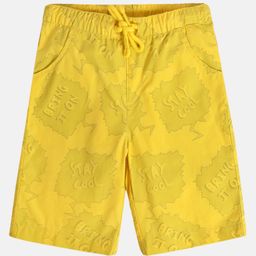 MINI KLUB Cotton Stay Cool Printed Shorts - Yellow-image-12