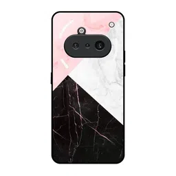 QRIOH Unisex Nothing Phone 3a Marble Collage Art Impact Resistant Glass Back Case-picture-41