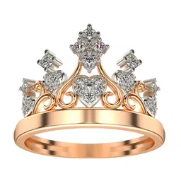 VALANOVA Women Rose Gold Ring Diamond-picture-7