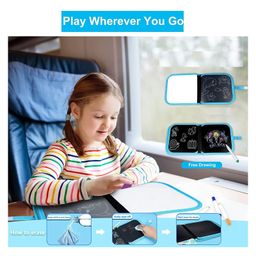 FunBlast Erasable Drawing Book with Wet Wipes & Colors for Kids (COLOR AND DESIGN PRINT MAY VARY) image 2