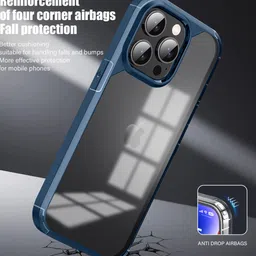 Karwan Solid iPhone 15 Pro Max Shockproof Bumper Back Case image 5