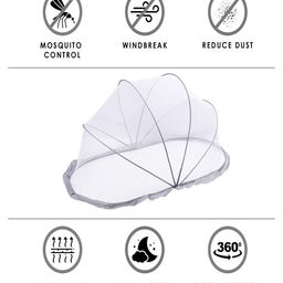 TONY STARK Portable Baby Mosquito Net Large - Grey image 4