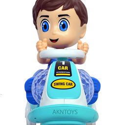 AKN TOYS Swing Car Acrobatic Function Standing Up To Spin  ( Color May Vary ) image 4