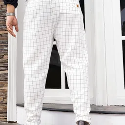 Instafab Plus Men Relaxed Regular Trousers image 3