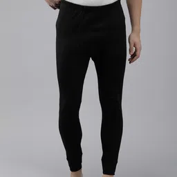 Van Heusen Men Solid Antibacterial Snug Fit Thermal Bottom-image-54