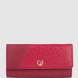 Caprese Women Textured Three Fold Wallet-33
