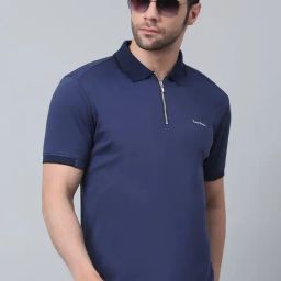 Louis Stitch Navy Blue Regular Fit Polo T-Shirt-picture-26