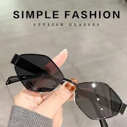 Arzonai Unisex Black Sunglasses-image-78