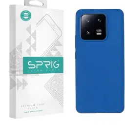 Sprig Liquid Silicone Back Cover for Mi 13 Pro (Blue)-image-90