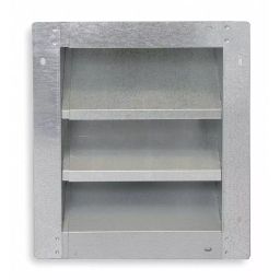 DAYTON Non-Drnbl Flanged, Surface Mount Intake Intake Louver Galvanized Steel, 2FTV2-image-62