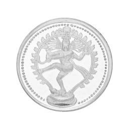 Sri Jagdamba Pearls Nataraj 999 Silver 10gm Silver Coin-image-4