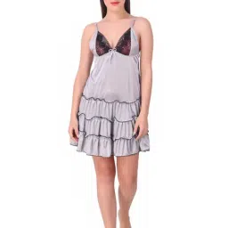N-Gal Grey Lace Babydoll-picture-21