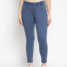 Tales & Stories Blue Mid Rise Jeggings-image-57