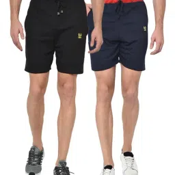Vimal Jonney Multicolor Shorts - Pack of 2-26