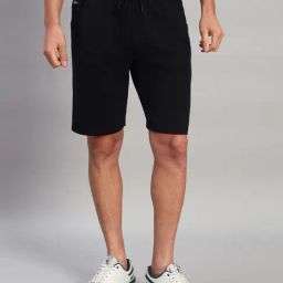 Cantabil Blue Regular Fit Shorts-image-65