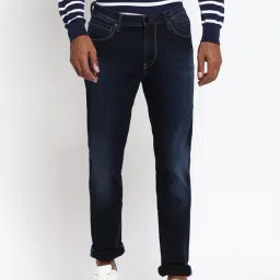 Lee Dark Blue Skinny Fit Lightly Washed Jeans-image-11