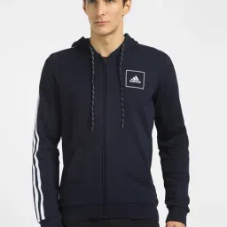 adidas Dark Blue Full Sleeves Jacket-picture-34