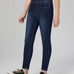 Kotty Kids Blue Solid Jeans-picture-29
