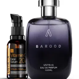 Ustraa Barood Eau De Parfum & 20% Vitamin C Face Serum with Hyaluronic Acid - Set of 2-69