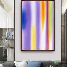 The Art House Abstract Multicolor Canvas Painting-image-44