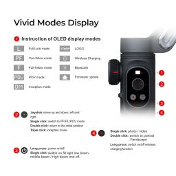 Digitek (Dsg-010 Pro) 3-Axis Black Smartphone Gimbal Pocket Size Foldable image 5