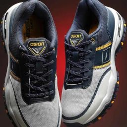 Asian Men's Navy Running Shoes-picture-26