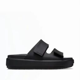 Crocs Women's Brooklyn Black Casual Wedges-picture-0