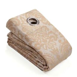 Saral Home Beige Cotton Window Curtain image 4
