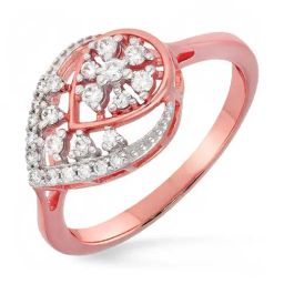 Malabar Gold and Diamonds 18k IGI Certified Diamond Rose Gold Ring for Women-picture-43