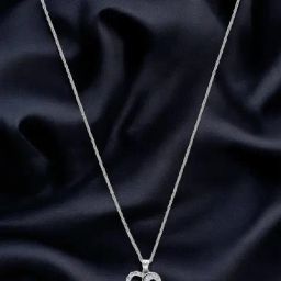 crash.club By CKC Heart Pendant Necklace with Sparkling Stones-image-4