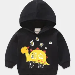 YK Girls Printed Hooded Sweatshirt-picture-2