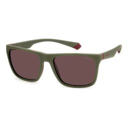 Polaroid Purple Rectangular UV Protection Unisex Sunglasses-image-32