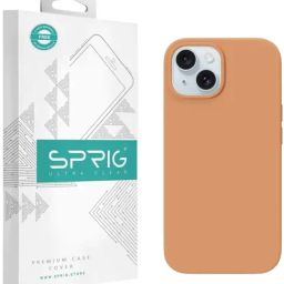 Sprig Back Cover for Apple iPhone 15 (Brown)-image-65