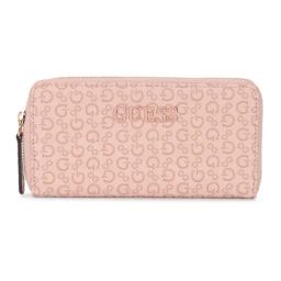Guess Women Pink Printed Wallet-image-9