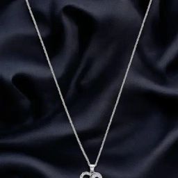 crash.club By CKC Heart Pendant Necklace with Sparkling Stones-image-2